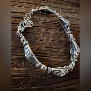 Brighton ❤️ Vintage Geometric Crystal Encrusted Bracelet - Retired